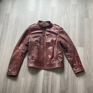 DANIER brown leather jacket